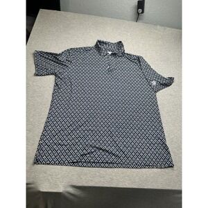 Bermuda Sands Men's Polo Golf Ball Pattern UPF 50‎ XL